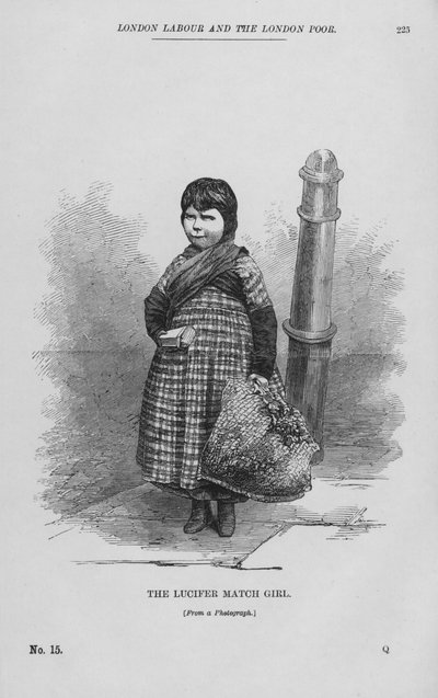 La Ragazza dei Fiammiferi (incisione) da English School