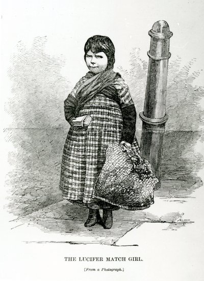 La ragazza dei fiammiferi, c.1840 da English School