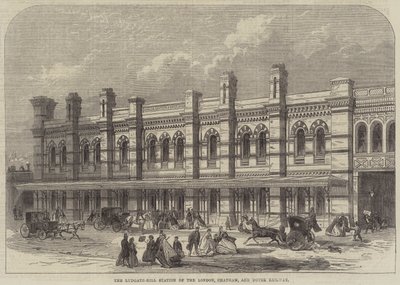 La stazione di Ludgate-Hill della London, Chatham, and Dover Railway da English School