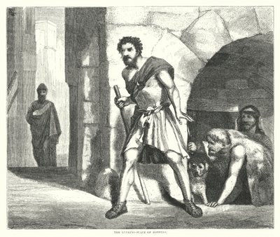 Il nascondiglio dei ladri (incisione) da English School