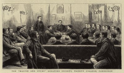 La Società di Dibattito "Magpie and Stump", Trinity College, Cambridge da English School