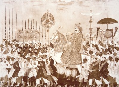 Il capo Mahratta Tulsaji di Tanjore da English School