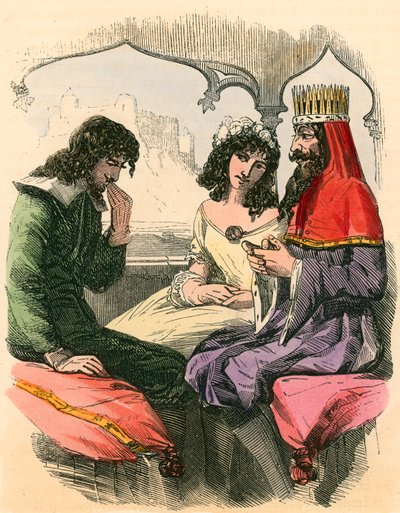 Il Marchese di Carabas cavalca con il re da English School