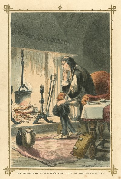 La prima idea del Marchese di Worcester sulla Macchina a Vapore da English School