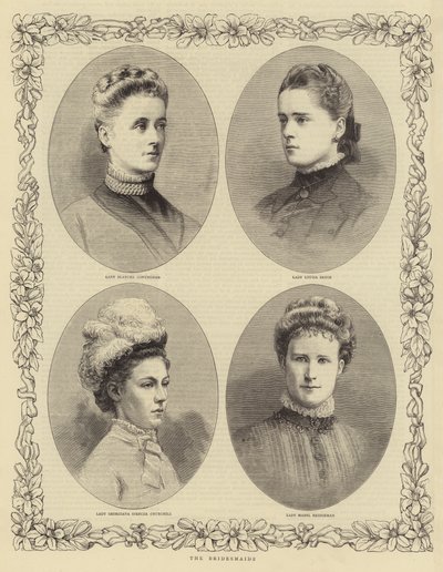 Il Matrimonio del Duca di Connaught, le Damigelle d