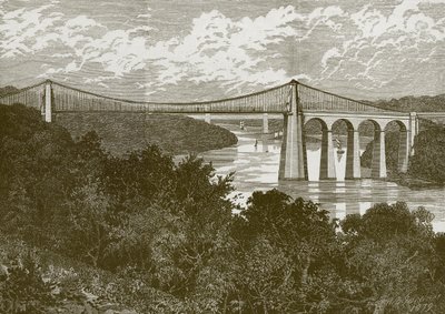 Il ponte sospeso di Menai da English School