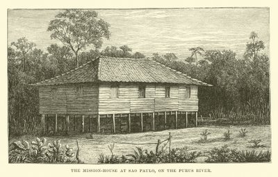 Casa missionaria a Sao Paulo, sul fiume Purus da English School