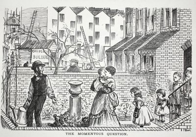 La domanda importante, illustrazione da Punch da English School