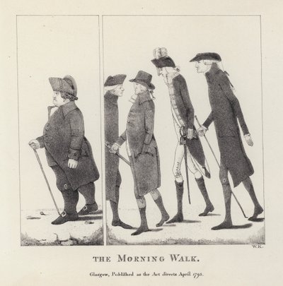 La Passeggiata Mattutina (incisione) da English School