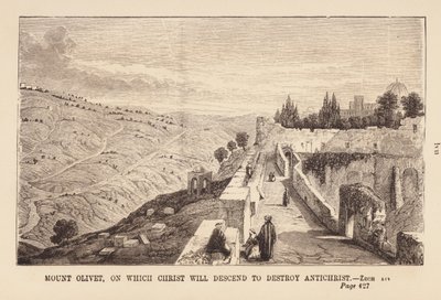 Il Monte degli Ulivi (incisione) da English School