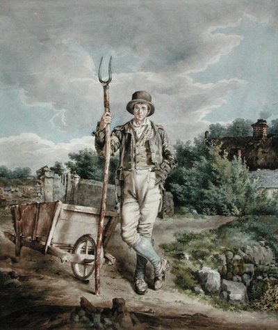 Lo spargitore di letame, c.1830 da English School