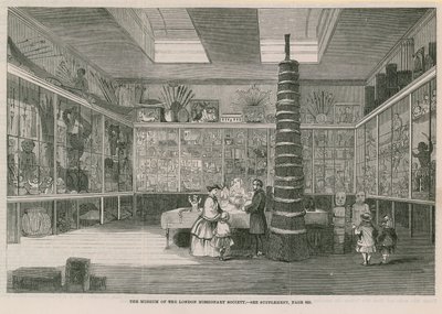 Il Museo della London Missionary Society, in Bloomfield Street, pubblicato nell