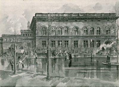 La National Portrait Gallery in Trafalgar Square da English School