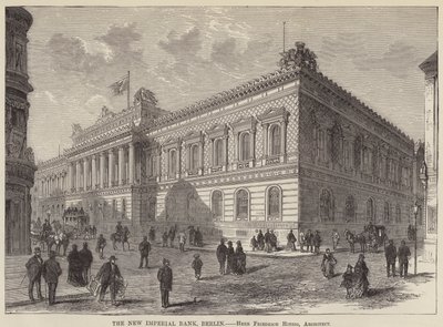La Nuova Banca Imperiale, Berlino (incisione) da English School
