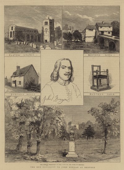 Il Nuovo Monumento a John Bunyan a Bedford da English School