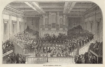 La nuova orchestra, Exeter Hall, Londra da English School