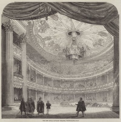 Il Nuovo Teatro del Padiglione Reale, Whitechapel-Road da English School