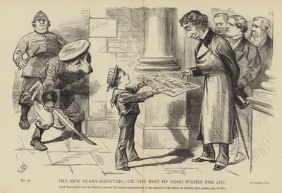 Il Saluto di Capodanno; o i Migliori Auguri per il 1877 da English School