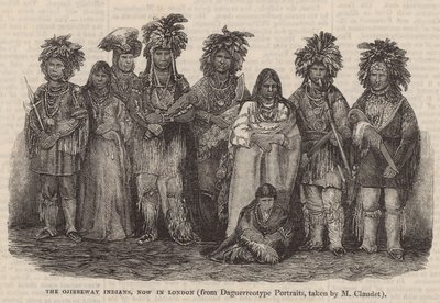Gli indiani Ojibbeway, ora a Londra da English School