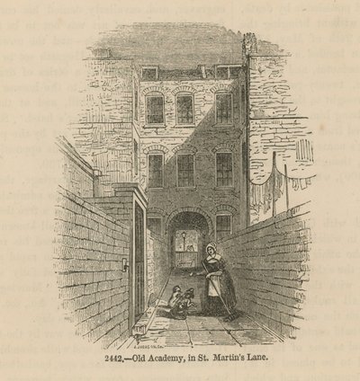 La vecchia accademia in St Martins Lane da English School