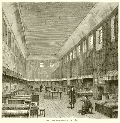 Il Vecchio Dormitorio nel 1840 da English School