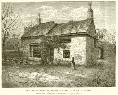 La vecchia casa padronale, Morley, luogo di nascita di Sir Titus Salt da English School