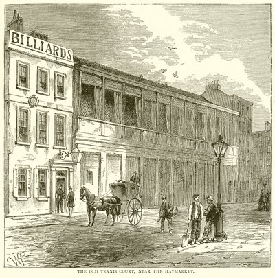 Il Vecchio Campo da Tennis, vicino al Haymarket da English School