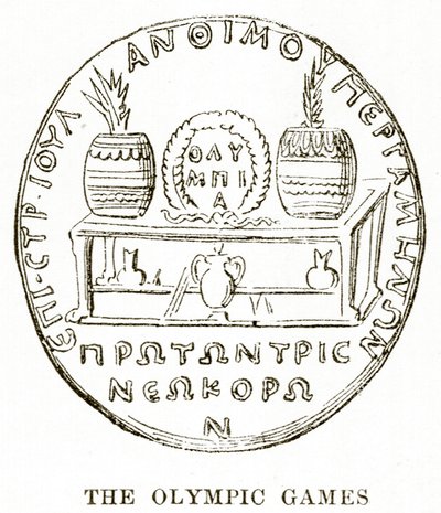 I Giochi Olimpici, illustrazione da History of Greece di Victor Duruy, 1890 da English School