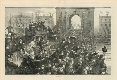 La gara di canottaggio delle università di Oxford e Cambridge da English School