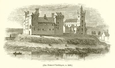 Il palazzo di Linlithgow, nel 1600 da English School