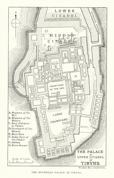 Il Palazzo o Cittadella Superiore di Tirinto da English School