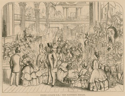 Il Bazaar del Pantheon, Oxford Street, Londra da English School