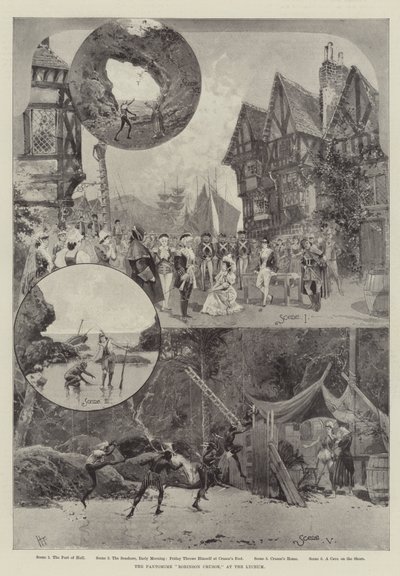 Il Pantomima "Robinson Crusoe," al Lyceum da English School