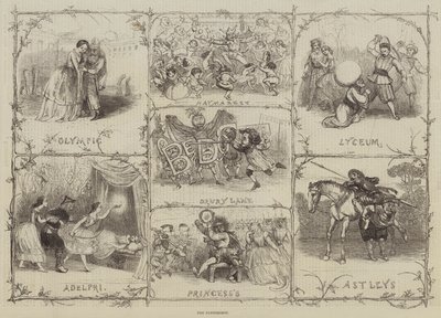 Le Pantomime (incisione) da English School