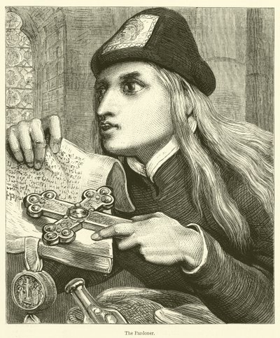 Il Venditore di Indulgenze (incisione) da English School