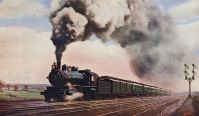 Il Pennsylvania Limited a tutta velocità, Pennsylvania Railroad, USA da English School