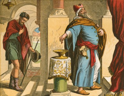 Il fariseo e il pubblicano da English School