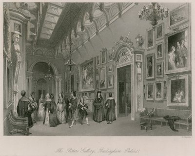 La Galleria dei Quadri, Buckingham Palace da English School