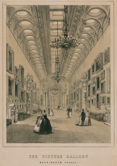 La Galleria dei Quadri, Buckingham Palace da English School