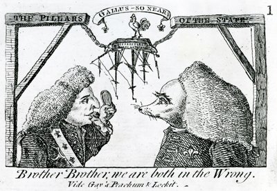I pilastri dello Stato, circa 1756 da English School