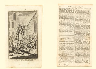 Il Premier che distribuisce i pani e i pesci ai lavoratori nella sua vigna, 9 maggio 1772 da English School