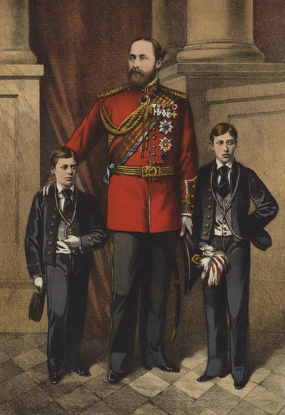 Il Principe di Galles e i suoi Figli Marinai da English School