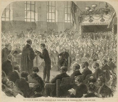 Il Principe di Galles alla cerimonia della Scuola di San Paolo da English School