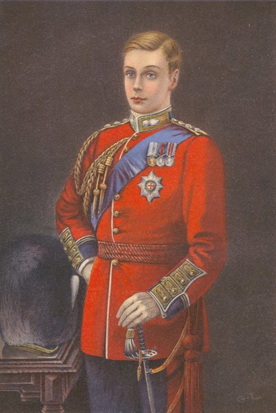 Il Principe di Galles in uniforme delle Guardie Granatieri da English School