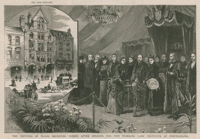 La Principessa del Galles riceve borse dopo l