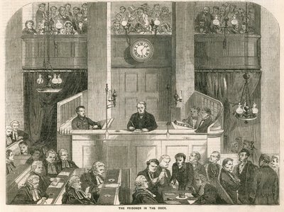 Il prigioniero nel banco degli imputati, Old Bailey da English School