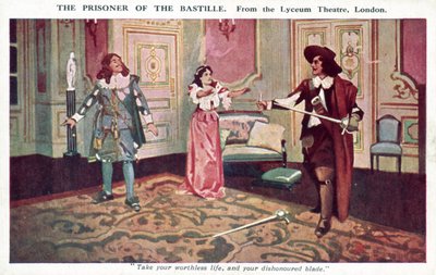 Il prigioniero della Bastiglia, dal Lyceum Theatre, Londra da English School