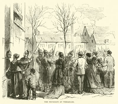 I prussiani a Versailles, gennaio 1871 da English School