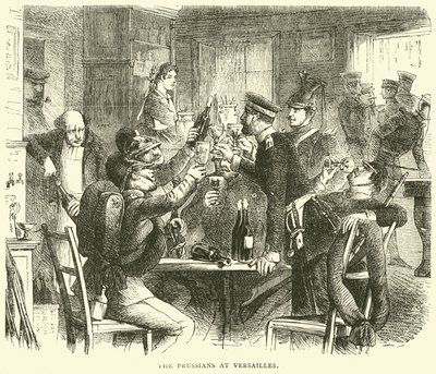 I prussiani a Versailles, ottobre 1870 da English School