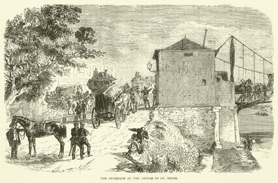 I prussiani al ponte di St Denis, gennaio 1871 da English School
